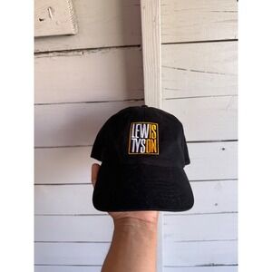 Lennox Lewis vs Mike Tyson Boxing Hat 2002 Live PPV Fight Promo Dad Cap Black